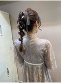 ポニーテールヘアアレンジ もこもこアレンジ 美髪