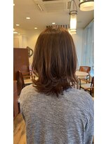 アッシュ アーティスティック スタジオ オブ ヘア(Ash artistic studio of hair) 外はね×ラベンダーカラー