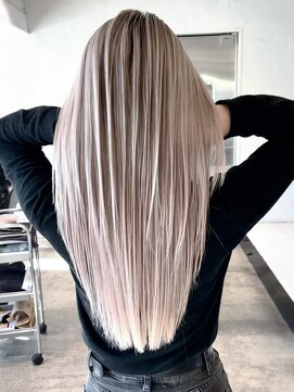 アルバム 池袋(ALBUM) バレイヤージュ_ハッシュカットレッドブラウン_ba377901