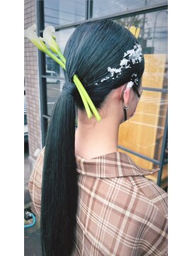 びゃんびゃん 江端店 結婚式のお呼ばれスタイル/ポニーテール/ヘアセット/着物