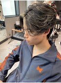 NEXTNEO【櫻田】細束ハイライトメッシュ　毛流れセンターパート