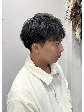 ネクストフォーヘアー(NEXT for hair) メンズマッシュ ヘアセット 波巻きパーマ