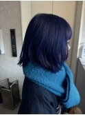 【CYAN】#10代#20代#ダブルカラー#ネイビーブルー