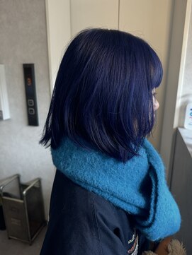 シアン(CYAN) 【CYAN】#10代#20代#ダブルカラー#ネイビーブルー