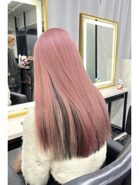 リアオオサカ テラス 梅田(Ria OSAKA terrace) 韓国ヘア×シールエクステ×ホワイトピンク