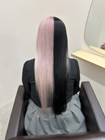 アレンヘアー 函館店(ALLEN hair)&nbsp;【周りと差をつけるデザインカラー】*PINK×BLACK *