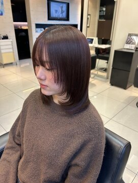 エアー 神戸(AIR) イメチェン顔まわりレイヤー/ショコラブラウン