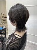 【クラゲウルフ】ロングウルフレイヤーカット中性ウルフ