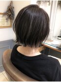 横浜タッセルボブショートボブ顔周りレイヤーカット韓国30代40代