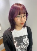 ボルドーカラー×ウルフスタイル◎Yamamoto