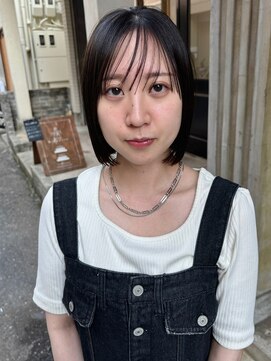 エヴリンアンドペイジ(Evelyn&paige) ぱつっとボブ/切りっぱなし/シースルーバング【神戸元町/水原】