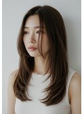 ストレートレイヤースタイル
