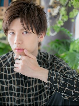 カバーヘア ブリス 上尾西口店(COVER HAIR bliss) ■フェザーパーマ束感ショートマッシュパーマ13-2上尾20代30代