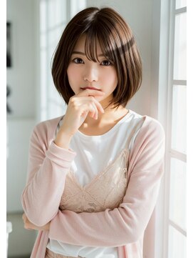 ウェーヴ 浜松小豆餅店(wave) 学生×大人ボブヘア