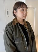 20代30代40代　ラウンド前髪/クールショート
