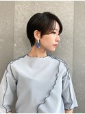 ハンサムショート/丸みショートボブ/20代30代40代50代/顔周り