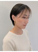 丸みのあるシルエットが上品な大人ショートスタイル