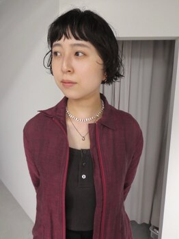 ハイ(HI)の写真/ヘアスタイル×パーマを楽しむ！1人ひとりの髪質、骨格に合わせてニュアンスにこだわったパーマ。
