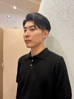 スーリール 福岡別府店(Sourire) メンズカット サイドパート ビジネスヘア