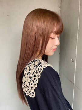 エクラートリュクス 津田沼(ECLART Luxe) 津田沼・さらりと沿うブラウンロング