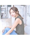 『Fuente』ナチュラルポニーテールアレンジ