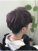 ツーブロックマッシュショート