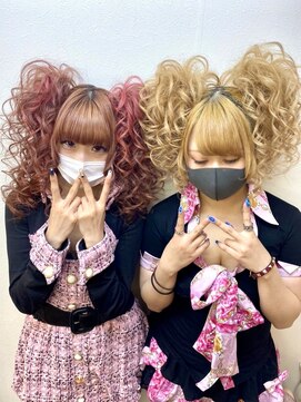 ヘアセットアップス(UP's) ☆お友達と可愛くお揃い♪『ふたごツインテール盛り盛りセット』