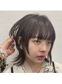 ミディアムボブウルフ