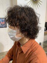 エルオム(EL.HOMME)&nbsp;【MITSU】スパイラルパーマ×ミディアムウルフ