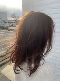 暖色系でも透明感抜群！カッパーピンク