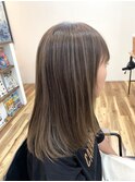 ハイライト×グレージュ