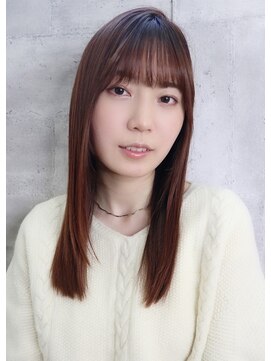 ブリス(VLISS) 重めツヤストレート＿テラコッタくすみブルー