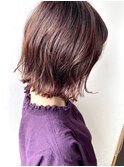 【松戸 ムラマツ】大人かわいいショートボブパーマピンク