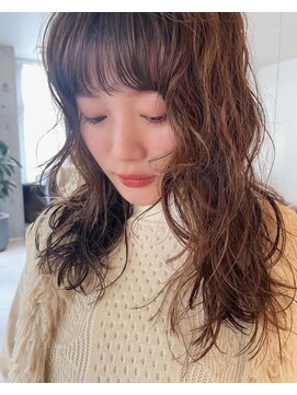 アオイ(aoi.) 薬院【aoi.】レイヤーパーマスタイル