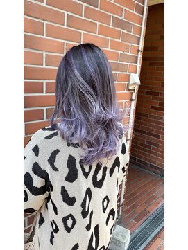 ユートピア(U topia) バレイヤージュ/ハイライト/パープルカラー