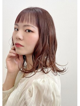 ジュノマテリエ 中山店(Juno MATERIE) ピンク×軽やかミディ♪