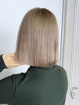 アイティー バイ アルバム 中野店(IT by ALBUM) グレージュボブ_ホワイトグレージュネビージュ_ba396971