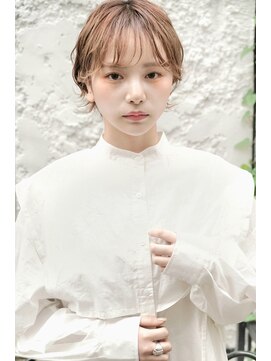 カライングドゥ(ing deux) 大人可愛い20代30代40代暗髪丸みベリーショート◎