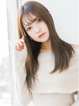 エスドットブルーム(S.BROOM) 【S.BROOM なんば】ベージュ系でこなれたナチュラルストレート