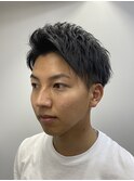 ビジネスアップバング【刈り上げ】【ツーブロック】【メンズ】
