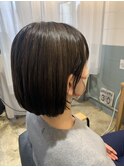 女性らしい丸みのあるボブ