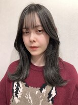 ノラギンザユー(NORA GINZA/U) ２０代３０代おくれ毛顔まわりカット透明感カラー