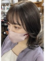ヘアメイクエイト 丸山店(hair make No.8) << 担当 : AYAKA >> 肩ラインボブ×ナチュラルベージュ
