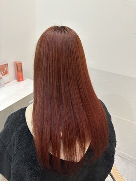 ラビス クローバー(Lovis clover) 『ゆうあ』黒髪/グレーベージュ/レイヤーロング/前髪パーマ