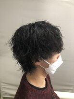 オーシャントーキョー(OCEAN TOKYO)&nbsp;ツイスパマッシュ(刈り上げツーブロック黒髪パーマ)