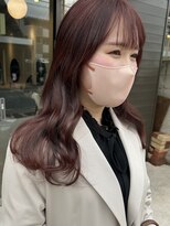 ラック 津田沼(LUCK)&nbsp;切りっぱなしボブ/エアリーロング/美髪/ピンクブラウン/津田沼