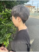 白髪隠しお洒落グレーカラー