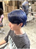 men'sハイトーンカラーブルーカラーネイビーカラー