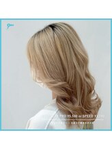 ジェットセット 六本木ヒルズ店(Jetset) ブロンドカラー×王道コテ巻きスタイル