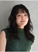 くせ毛風パーマスタイル
